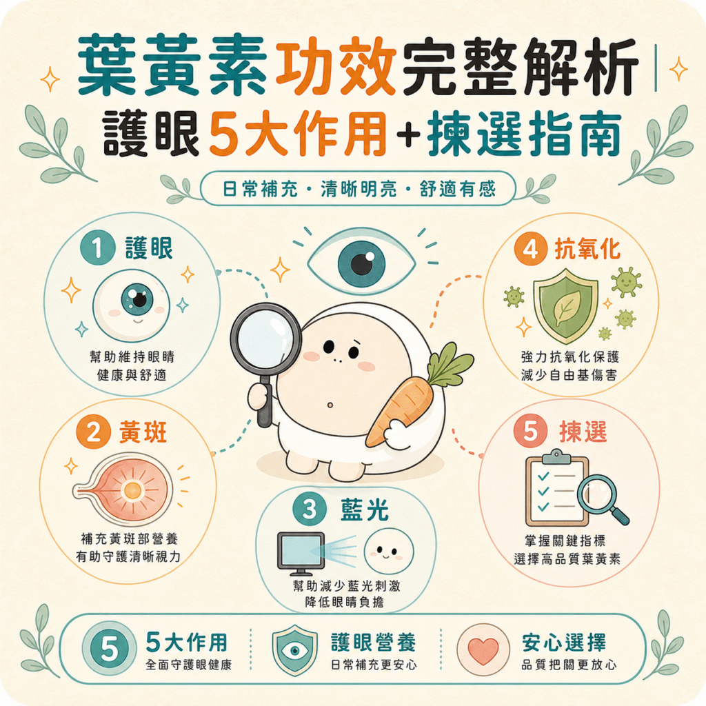 葉黃素 完整指南